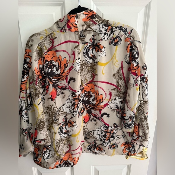 Skye's the Limit Multicolor Floral Blouse - Picture 5 of 5